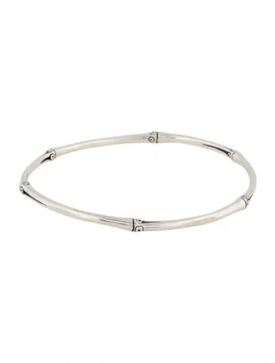 Pre-owned John Hardy Bamboo Bangle, 8" In Multi