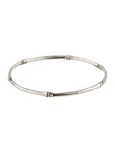 Pre-owned John Hardy Bamboo Bangle Bracelet, 7.5" In Multi