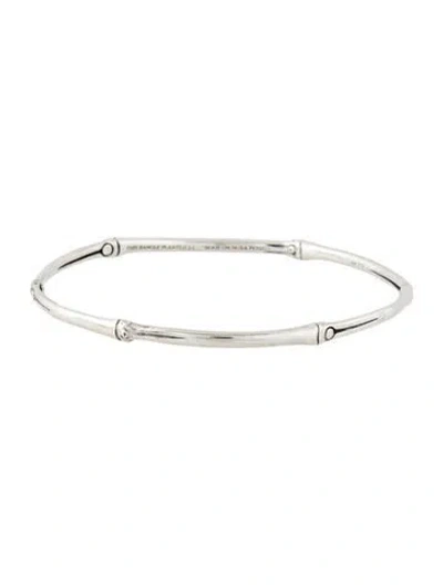 Pre-owned John Hardy Bamboo Bangle Bracelet, 7.5" In Multicolor