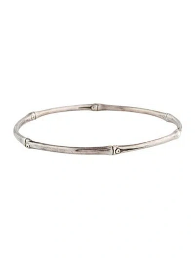 Pre-owned John Hardy Bamboo Bangle Bracelet, 7.75" In Multicolor