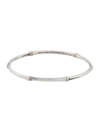 Pre-owned John Hardy Bamboo Bangle Bracelet, 8" In Multi
