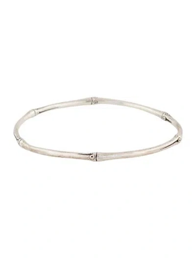 Pre-owned John Hardy Bamboo Bangle Bracelet, 8" In Multi