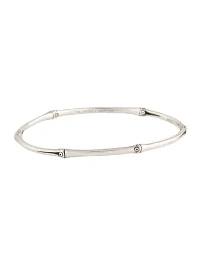 Pre-owned John Hardy Bamboo Bangle Bracelet, 8" In Multi