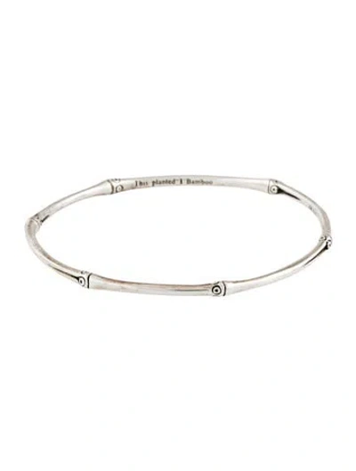 Pre-owned John Hardy Bamboo Bangle Bracelet, 8" In Multicolor