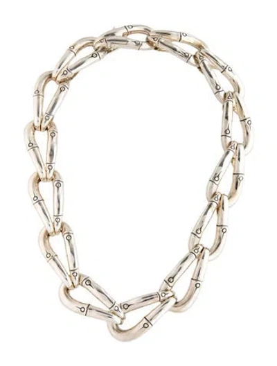 Pre-owned John Hardy Bamboo Chain Necklace, 18.5" In Multicolor