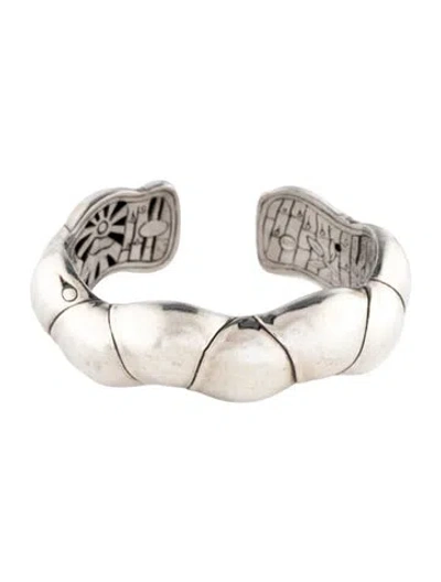 Pre-owned John Hardy Bamboo Cuff Bracelet, 6.75" In Multicolor