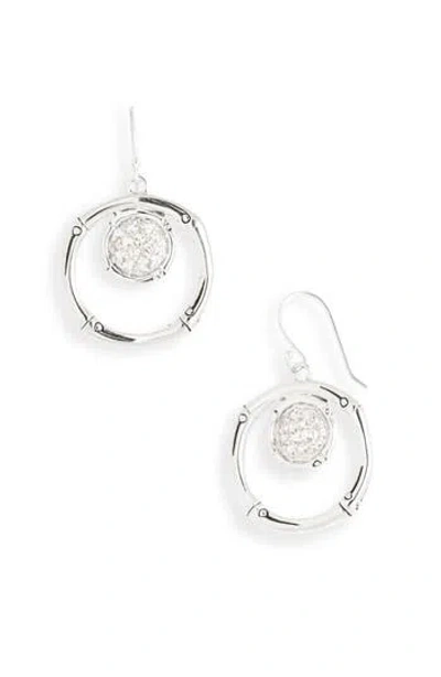 John Hardy 'bamboo' Drop Earrings In White