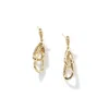 John Hardy Bamboo Drop Link Earring In Multicolor