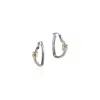 JOHN HARDY JOHN HARDY BAMBOO HEART HOOPS EARRING