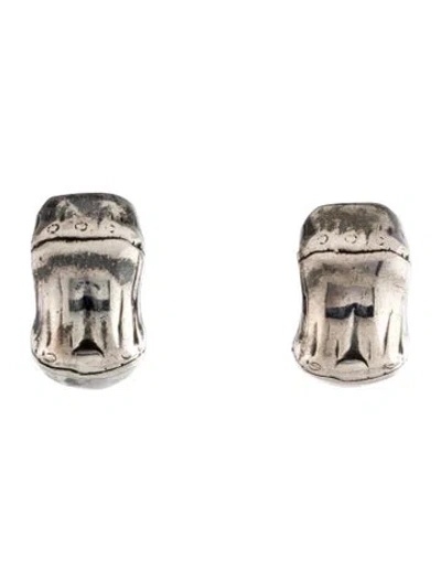 Pre-owned John Hardy Bamboo Higgie Earrings In Multi