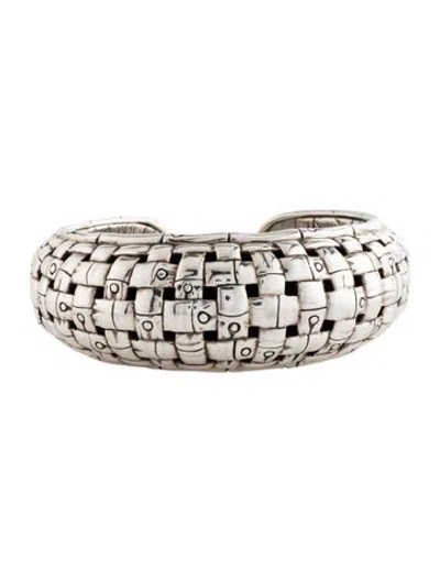Pre-owned John Hardy Bamboo Kick Cuff, 6.5" In Multicolor