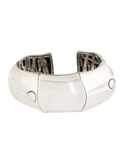 Pre-owned John Hardy Bamboo Kick Cuff Bracelet, 6.75" In Multicolor
