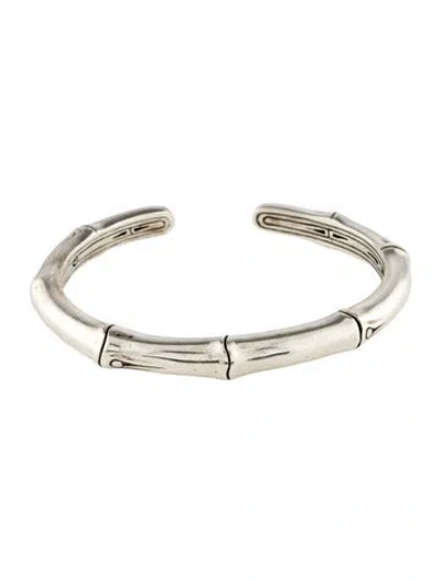Pre-owned John Hardy Bamboo Kick Cuff Bracelet, 7" In Multicolor