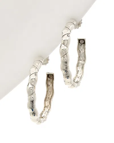 JOHN HARDY JOHN HARDY BAMBOO SILVER HOOPS