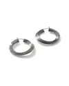 John Hardy Bamboo Striated Hoop Earrings