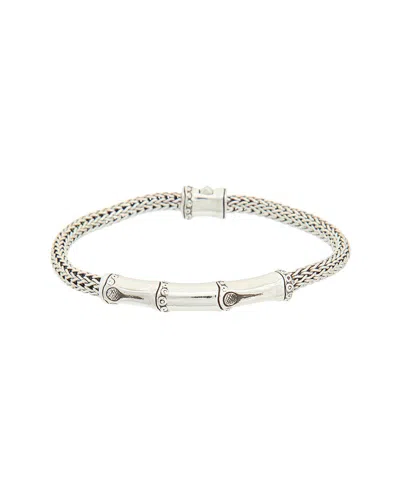 John Hardy Bamboo Silver Station Bracelet