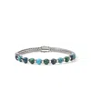 John Hardy Beaded Bracelet, Sterling Silver, Hardstones In Gray