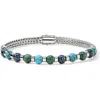 John Hardy Beaded Chain Bracelet In Blue