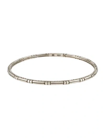 Pre-owned John Hardy Bedeg Bangle Bracelet, 8" In Multi