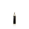John Hardy Black Onyx Talisman Earring In Gold