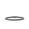 John Hardy Dark Silver Box Chain Bracelet In Silver
