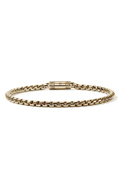 JOHN HARDY JOHN HARDY BOX CHAIN BRACELET, 3.7MM
