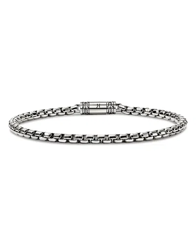 John Hardy Box Chain Bracelet In Sterling Silver