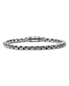 John Hardy Sterling Silver Chain Box Chain Bracelet In Silver