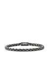 John Hardy Dark Silver Box Chain Bracelet In Silver