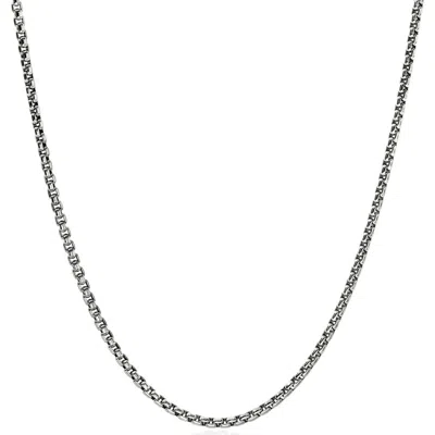 John Hardy Box Chain Necklace, 2.7mm In White