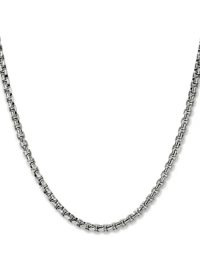 John Hardy Box-chain Necklace In Silver