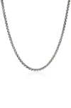 John Hardy Box Chain Necklace In Sterling Silver