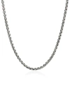 John Hardy Box Chain Necklace In Sterling Silver