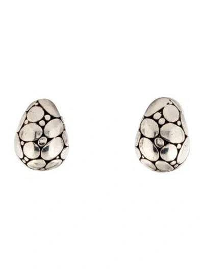 Pre-owned John Hardy Buddha Belly Kali Earclip Earrings In Multi