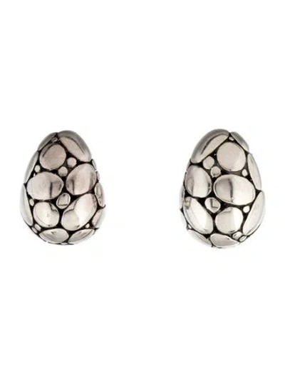 Pre-owned John Hardy Buddha Belly Kali Earclip Earrings In Multicolor