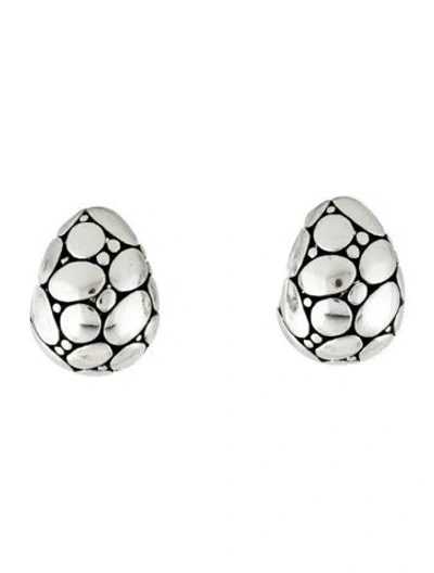 Pre-owned John Hardy Buddha Belly Kali Earclip Earrings In Multicolor