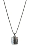 JOHN HARDY JOHN HARDY CARVED CHAIN COLOR TAG PENDANT NECKLACE