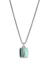 John Hardy Carved Chain Necklace In Silver