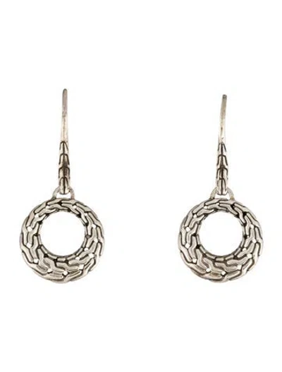 Pre-owned John Hardy Chain Drop Earrings In Multicolor