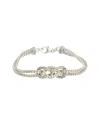 John Hardy Chain Silver Station Bracelet In Silver
