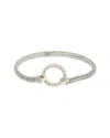 John Hardy Chain Silver Station Bracelet In Metallic