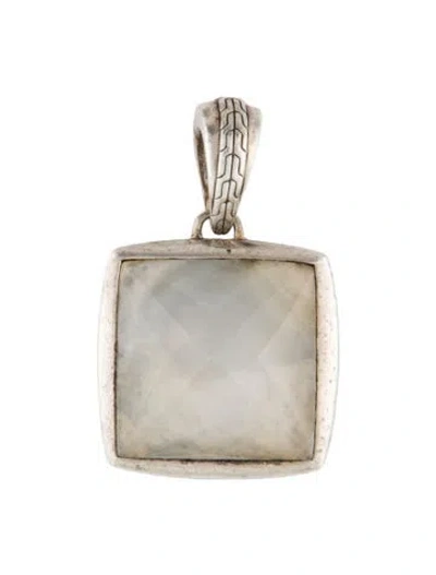 Pre-owned John Hardy Chalcedony Classic Chain Pendant In Multicolor