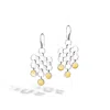 John Hardy Dot Chandelier Earring In Silver And Gold