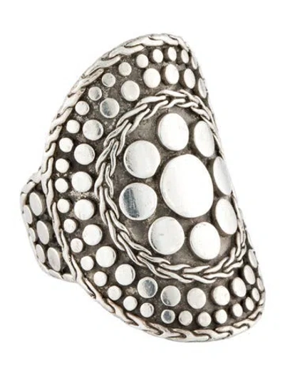 Pre-owned John Hardy Circle Dot Ring In Multi