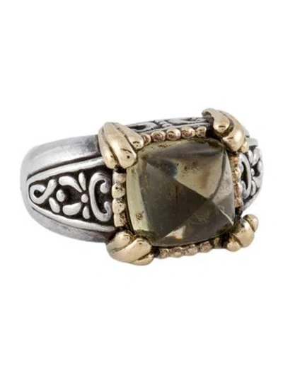 Pre-owned John Hardy Citrine Batu Ring In Multi