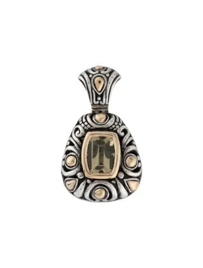 Pre-owned John Hardy Citrine Jaisalmer Pendant In Multicolor