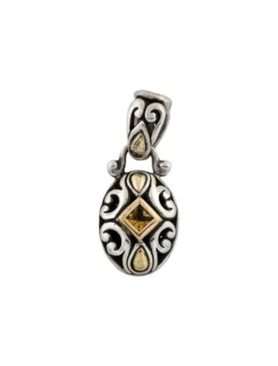 Pre-owned John Hardy Citrine Pendant In Multi