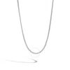 JOHN HARDY JOHN HARDY CLASSIC CHAIN 2.5MM SILVER NECKLACE WITH LOBSTER CLASP 22" - NB92CX22