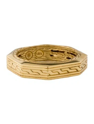 Pre-owned John Hardy Classic Chain Band Ring In Multi