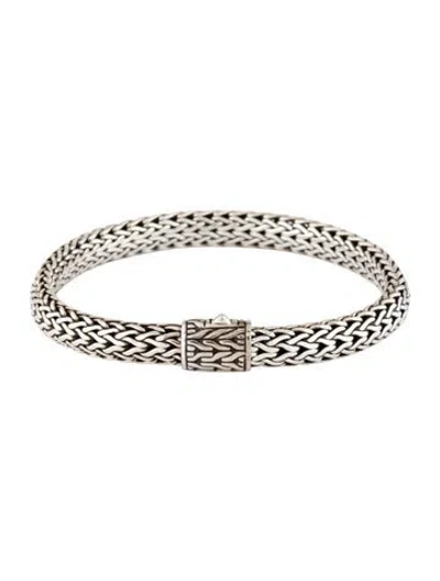 Pre-owned John Hardy Classic Chain Bracelet 6.5mm, 6.5" In Multicolor